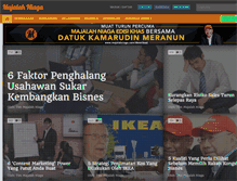 Tablet Screenshot of majalahniaga.com